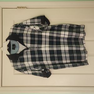 Structure plaid polo shirt